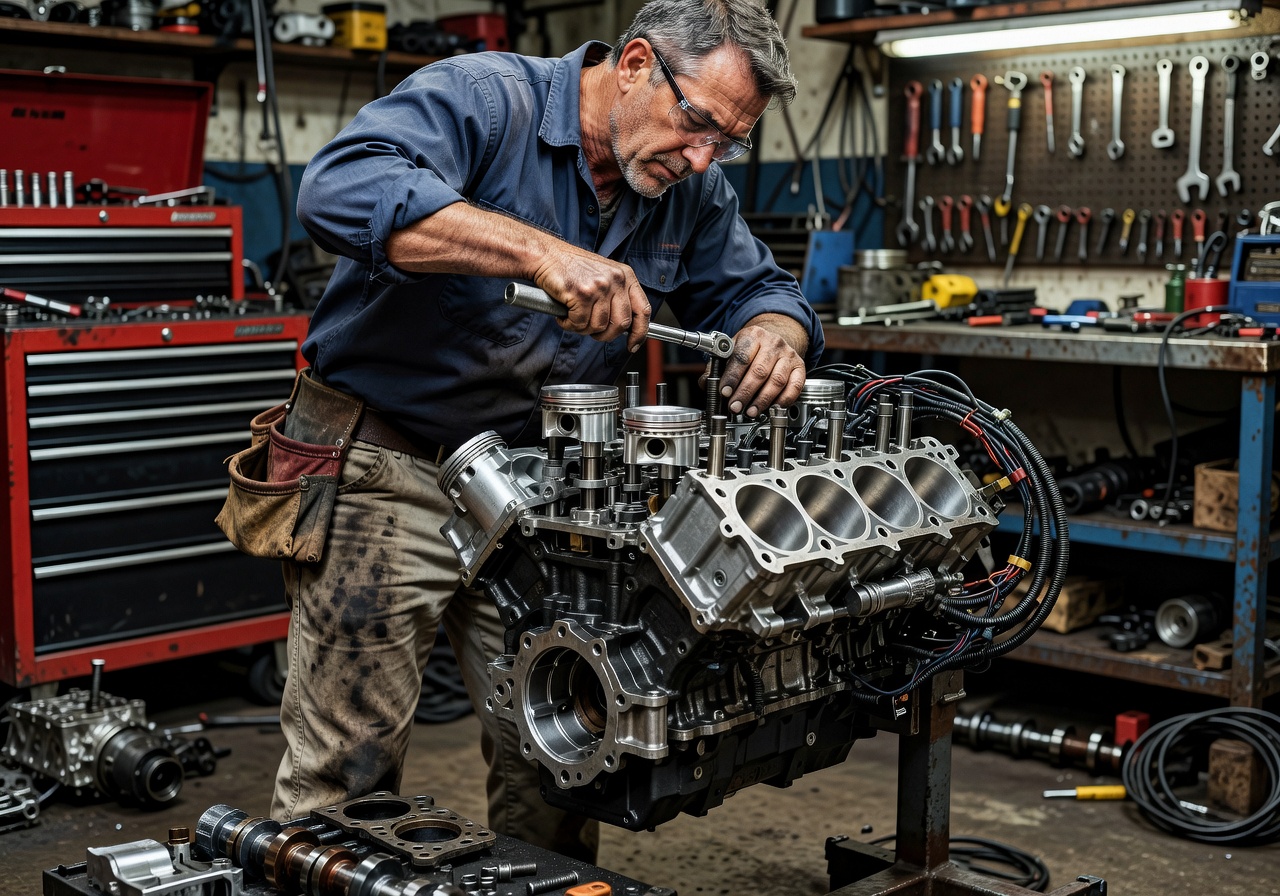 Performance engine tuning on motorcycle